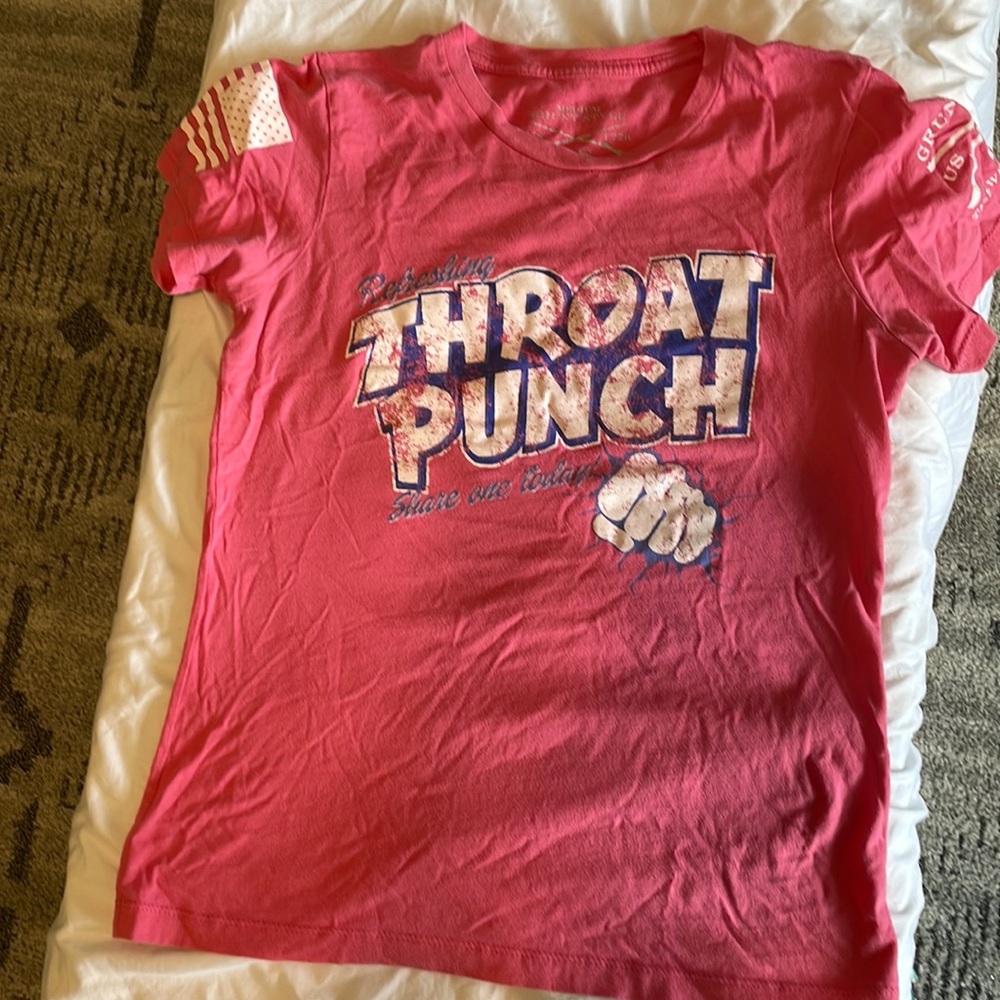 Throat punch shirt pink